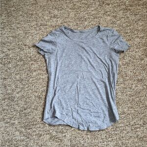 lululemon athletica Heather Gray love crewneck Short Sleeve Tee